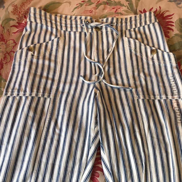 AMERICAN EAGLE OUTFITTERS Size 14 High Rise Taper Pant Classic Nautical $69 NEW - Picture 10 of 14